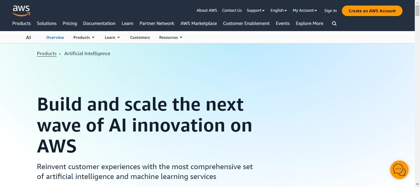 Amazon Web Services (AWS) AI Cloud Infrastructure