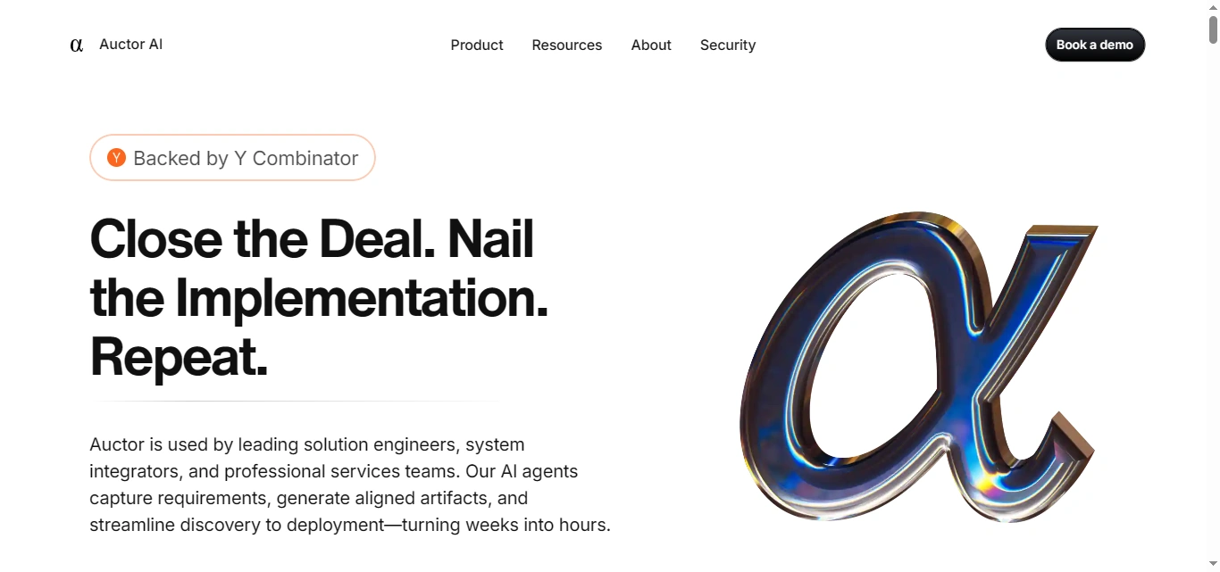 Auctor – AI Agent for SaaS Implementation