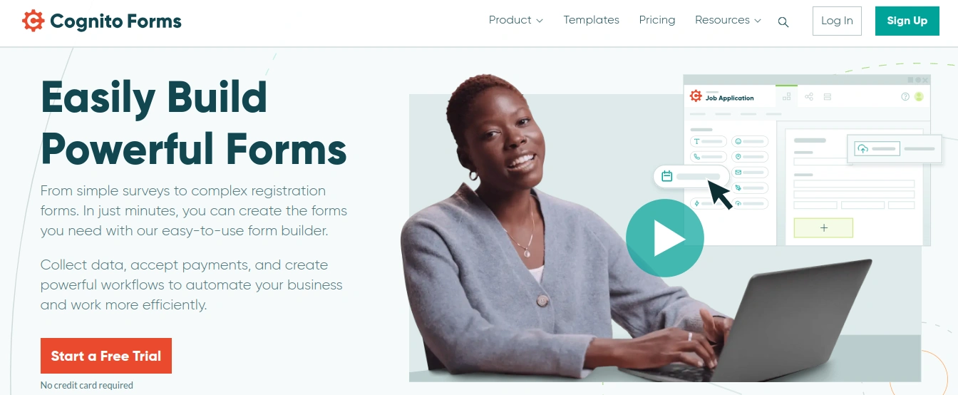 Cognito Forms - No-Code Online Form Builder