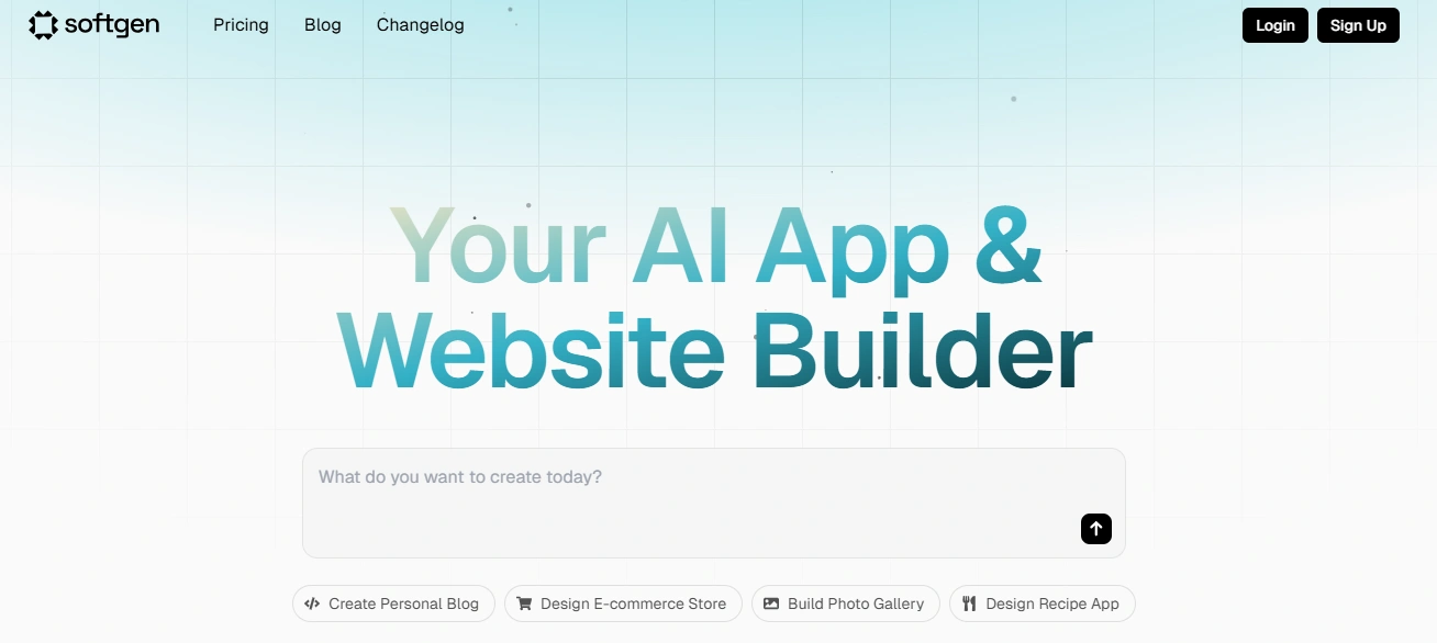 Softgen Alternative - AI Web App Builder