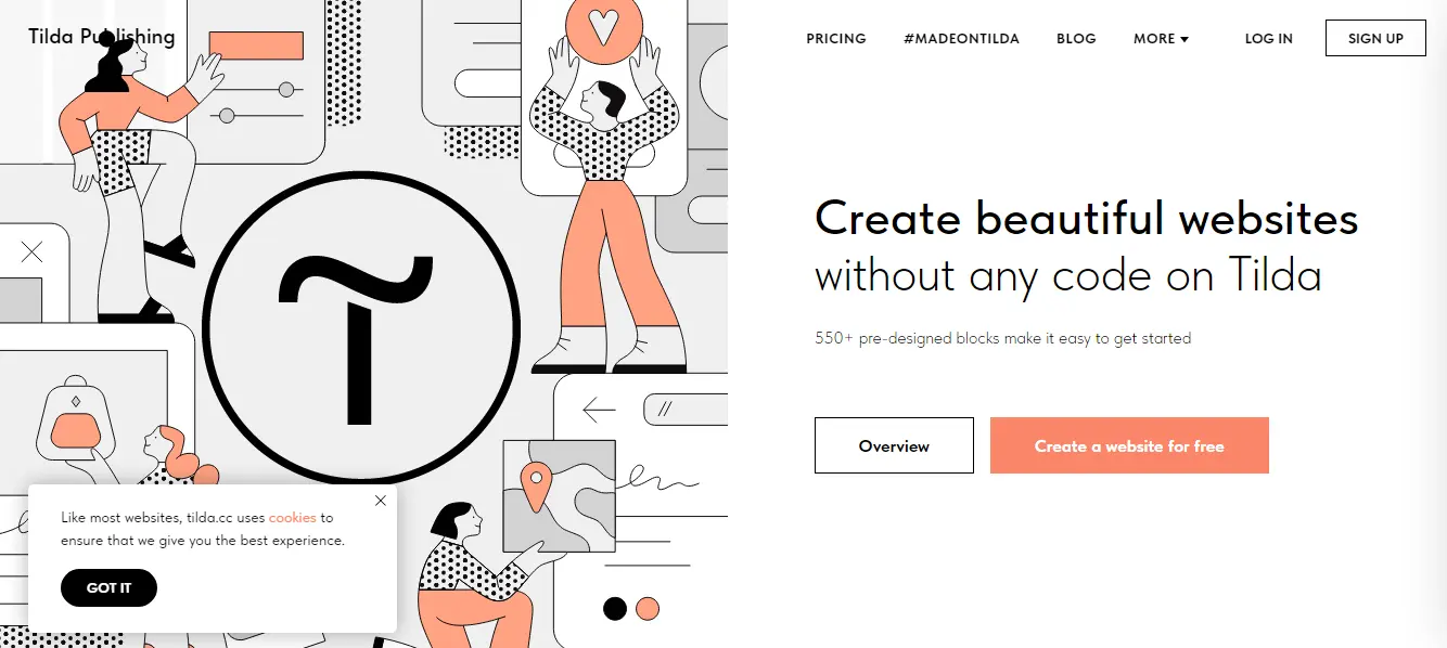 Tilda - Create website with no coding