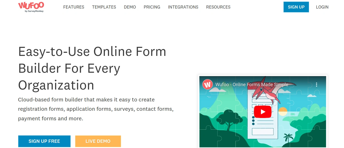 Wufoo - No-Code Online Form Builder